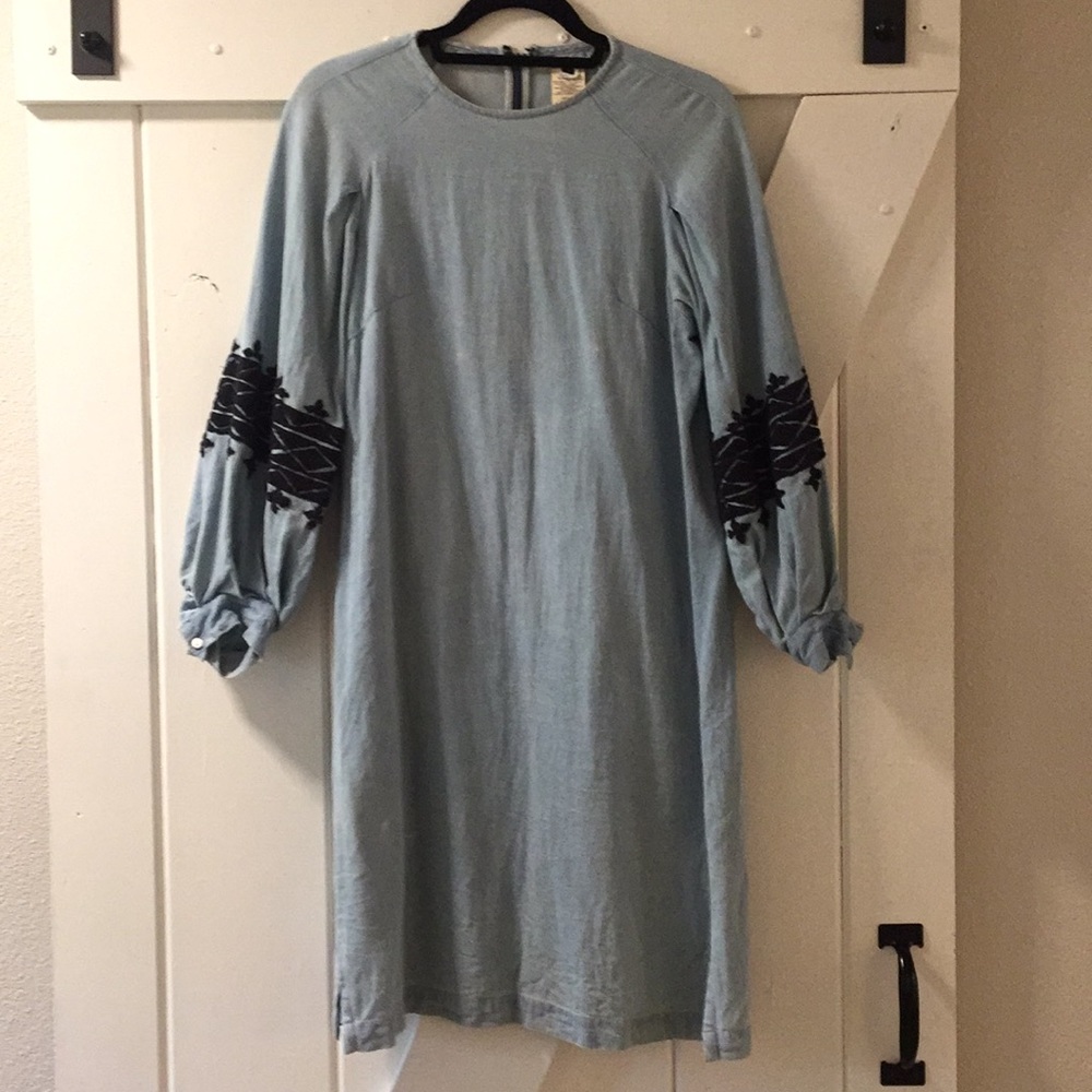 ne Quittezpas denim dress